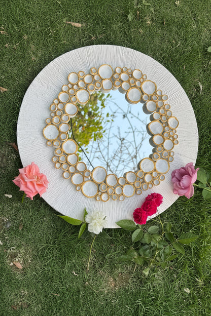 Small Balls Mirror White Base