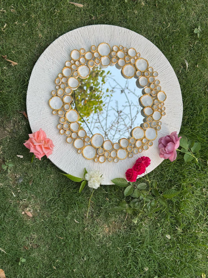 Small Balls Mirror White Base
