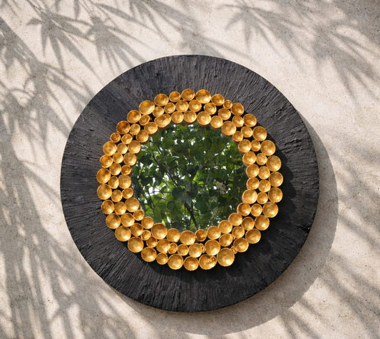 Small Balls Mirror Black Base