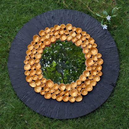 Small Balls Mirror Black Base