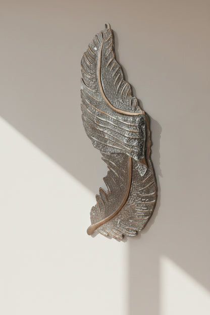 Luxury Feather silver golden